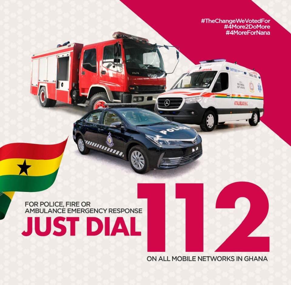 National Emergency Number for All Emergency Services