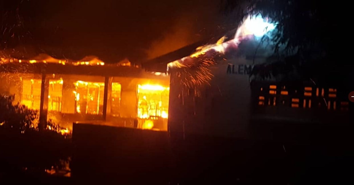 Accra Academy fire outbreak