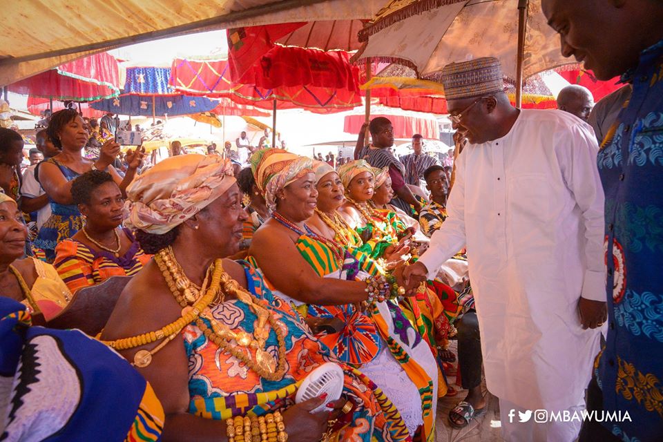 Bawumia Joins to Celebrate Ohum festival in Abiriw