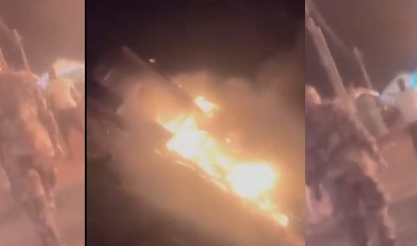 Fire outbreak at Burma camp