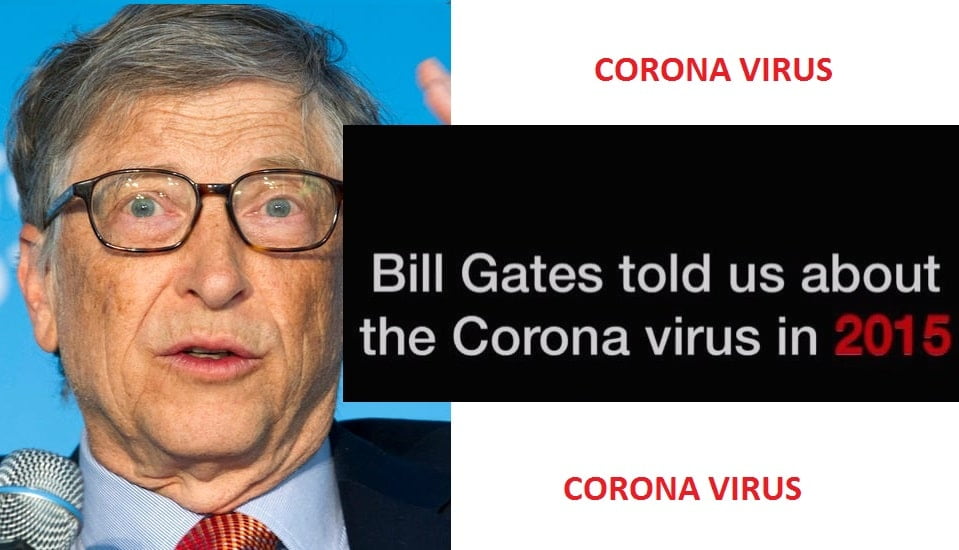 Bill Gate predicted Coronavirus in 2015