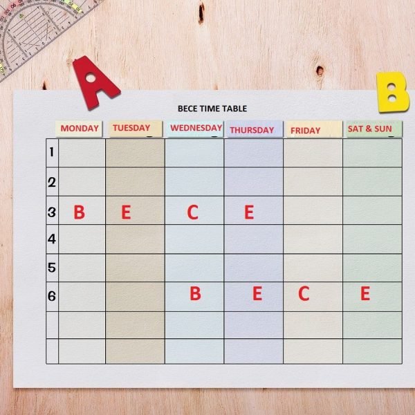 Detailed 2020 BECE Timetable