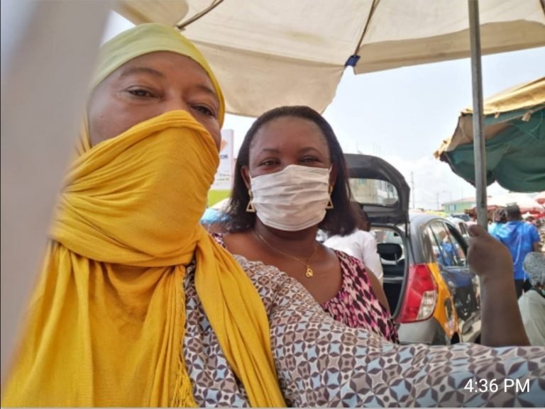 PPP communication team sensitizes Kaneshie market women on Covid-19
