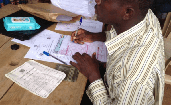 New Voters register