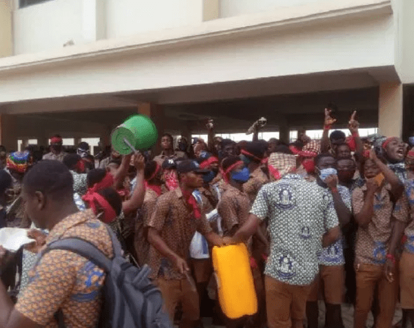 Students Blame Nana Addo