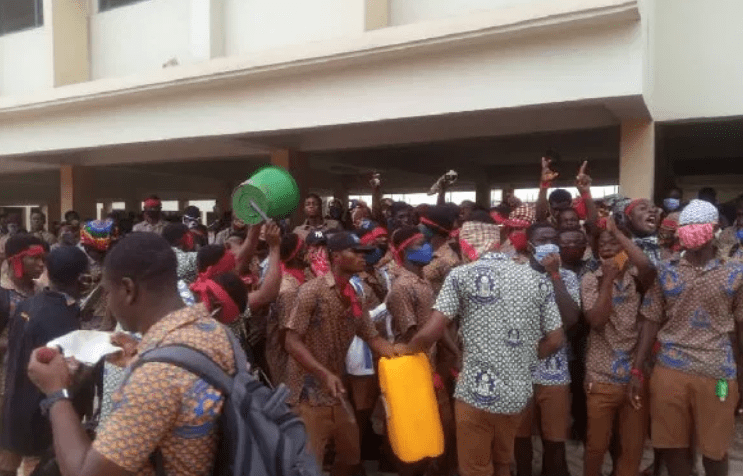 Students Blame Nana Addo