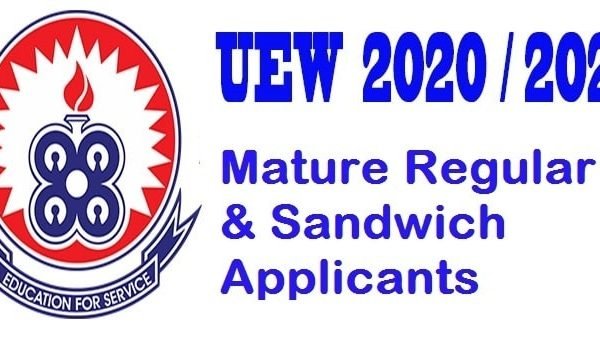 UEW online Mature Entrance Exams for Regular/Sandwich applicants