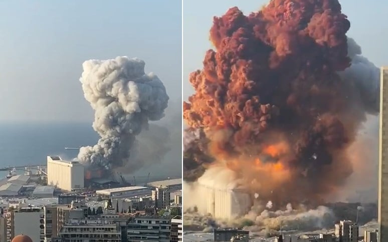 Lebanese capital explosion