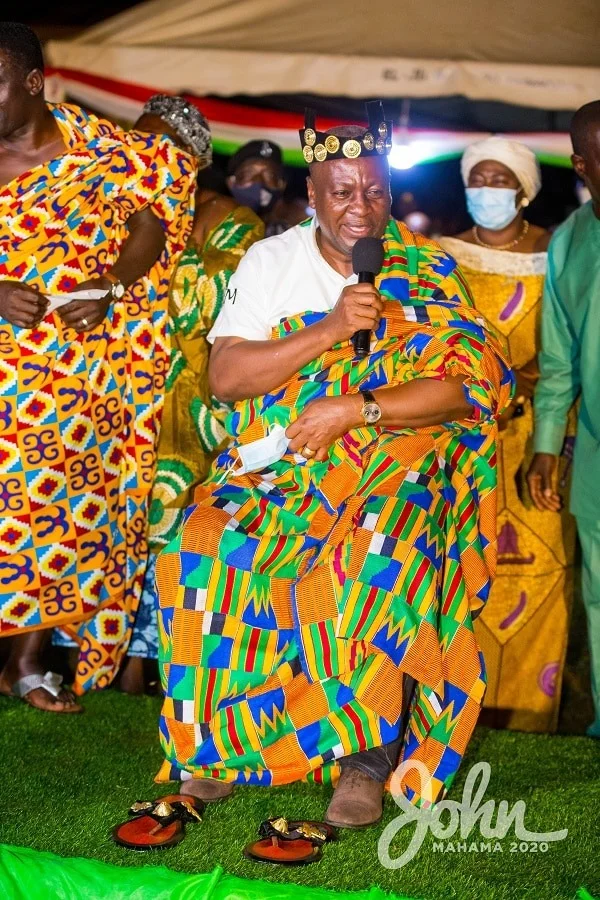 Mahama enstooled as Nkosuohene