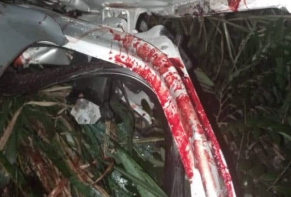 At least one person has died with seven others injured in a fatal accident on the Nkawkaw stretch of the Accra-Kumasi highway of the Eastern Region.