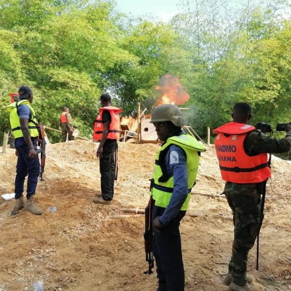 soldiers deployed to stop Galamsey