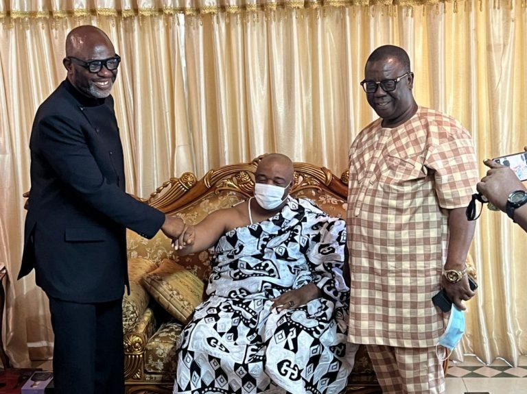 Accra: CEO Of Salleydeen Company Limited Pays Courtesy Call On Ga Mantse
