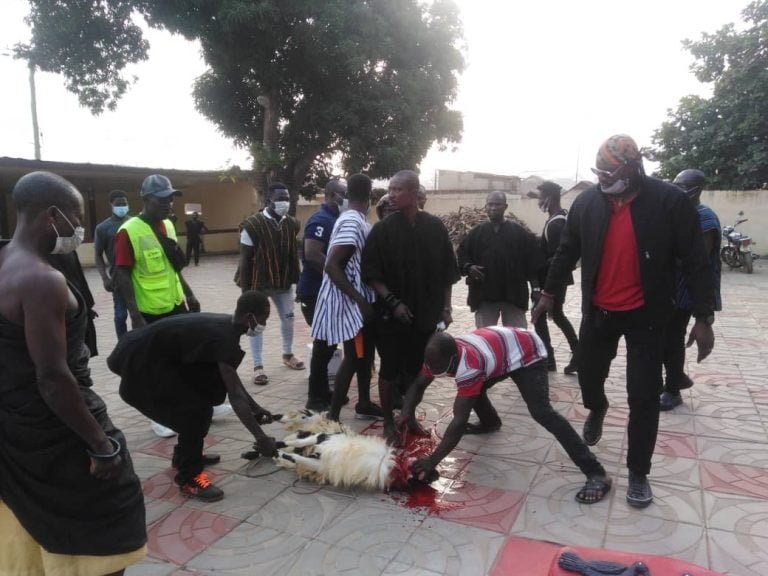 People Of Asamankese Install New Chief