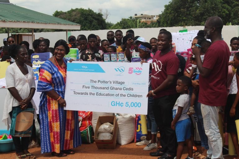 Max Intl-Ghana Inspires Children Of Potter’s Village; Donates Items To Support