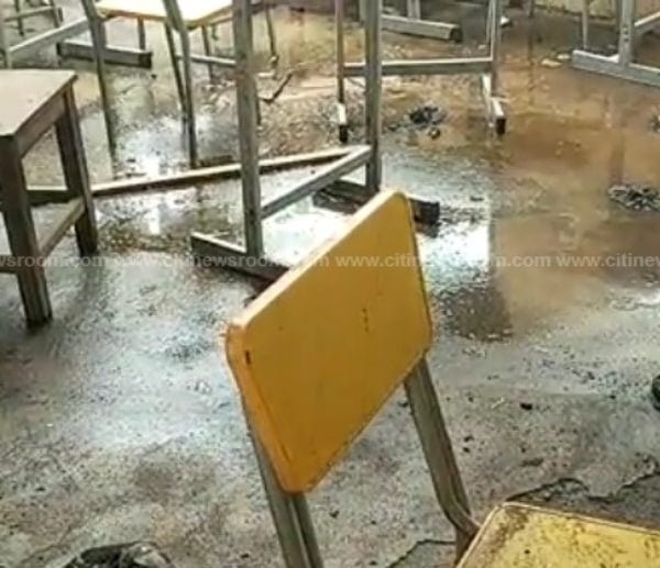 The rains are in and one of the schools to be ravaged by the rains is Azantilow SHS located in the Builsa North District.