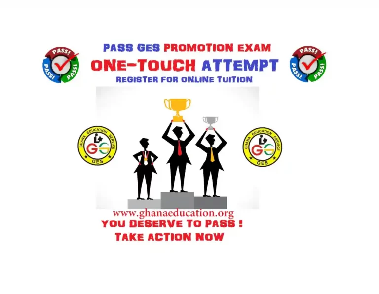 Online GES PROMOTION Tuition (2022/2023) for One Touch Success