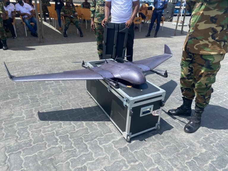 Navy, Boundary Commission Receive Two High Speed State of the art Monitoring Drones