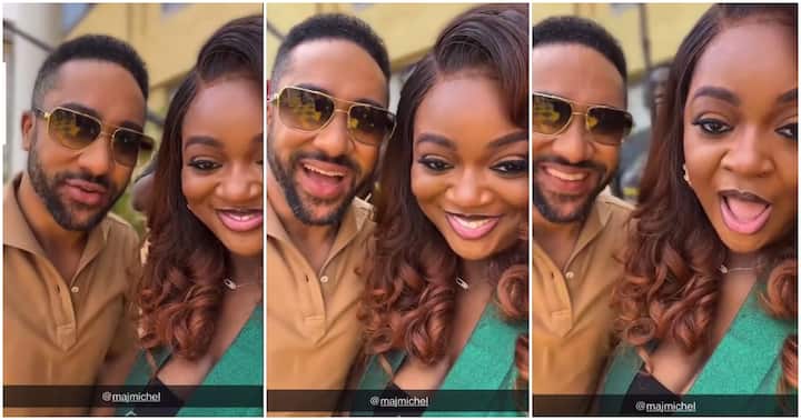 Majid Michel Jokingly Says He Wants To Have Babies With Jackie Appiah