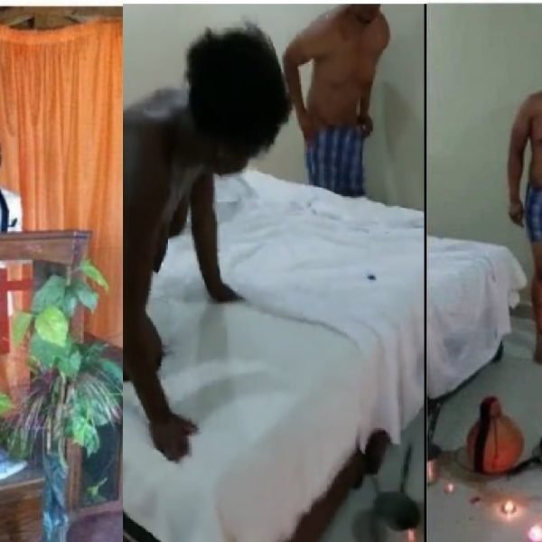 Husband catches wife in bed with pastor