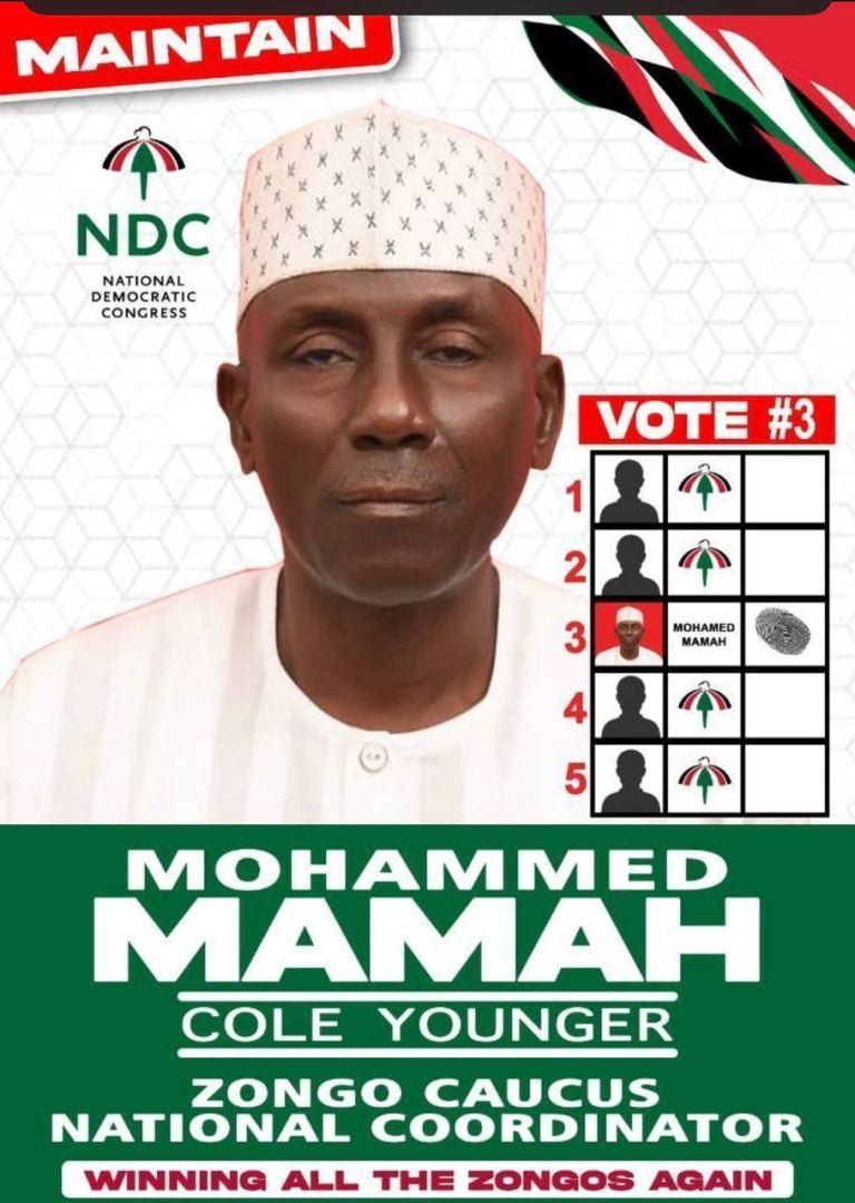 Congratulatory Message From The Office Of The National Zongo Caucus Coordinator Of The National Democratic Congress