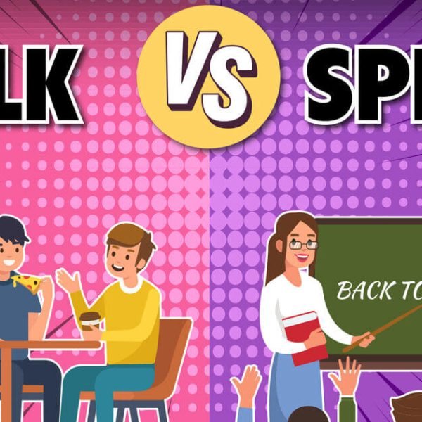 speak and talk