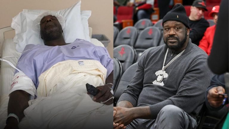 Shaq sparks concern with hospital bed tweet: “I’m always watching”