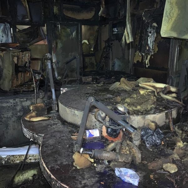 "Fire destroys Kumasi-based Silver FM: Two studios completely destroyed. Station shut down indefinitely. Eyewitnesses blame air conditioner."