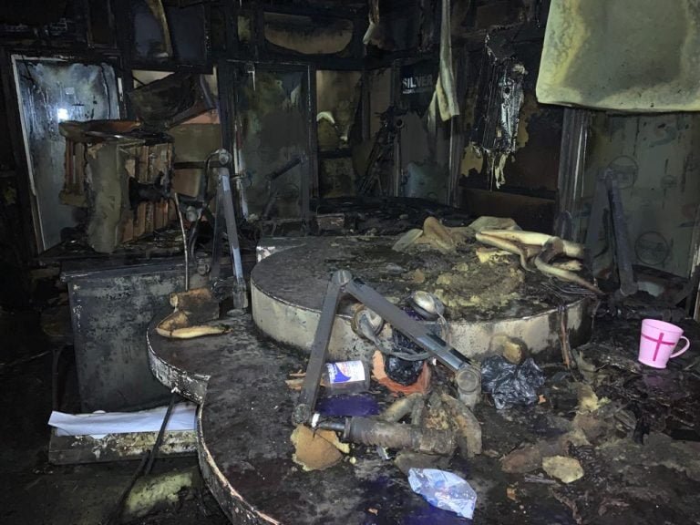 Kumasi-based Silver FM destroyed fire