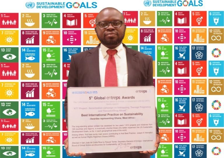 Moment of Honor: Human Rights Reporters Ghana bags prestigious 5th UN Global Entreps Award