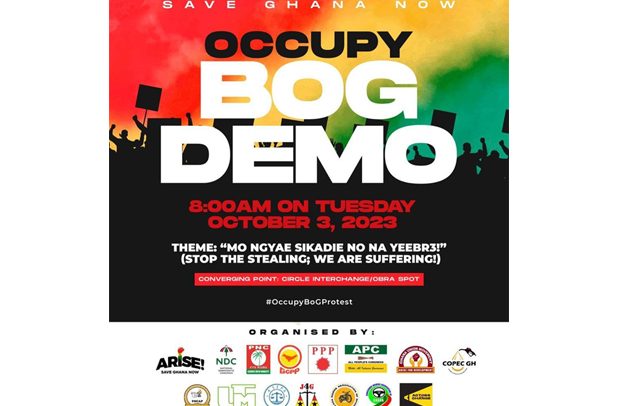 #OccupyBoG Demonstration to be held on Tuesday as court rejects police request