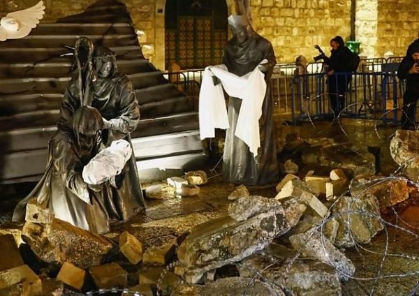 Bethlehem is empty of joy – no Santa, no celebration.