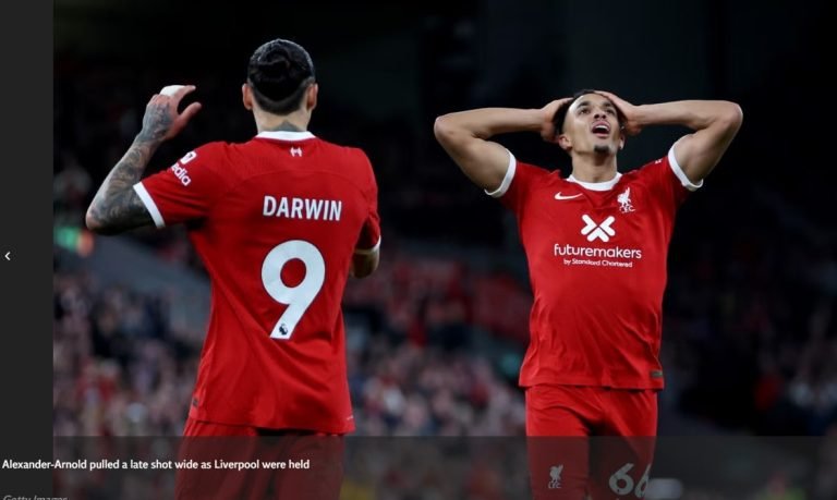 Liverpool and Manchester Uniteds Disappointing Draw Shows Something.