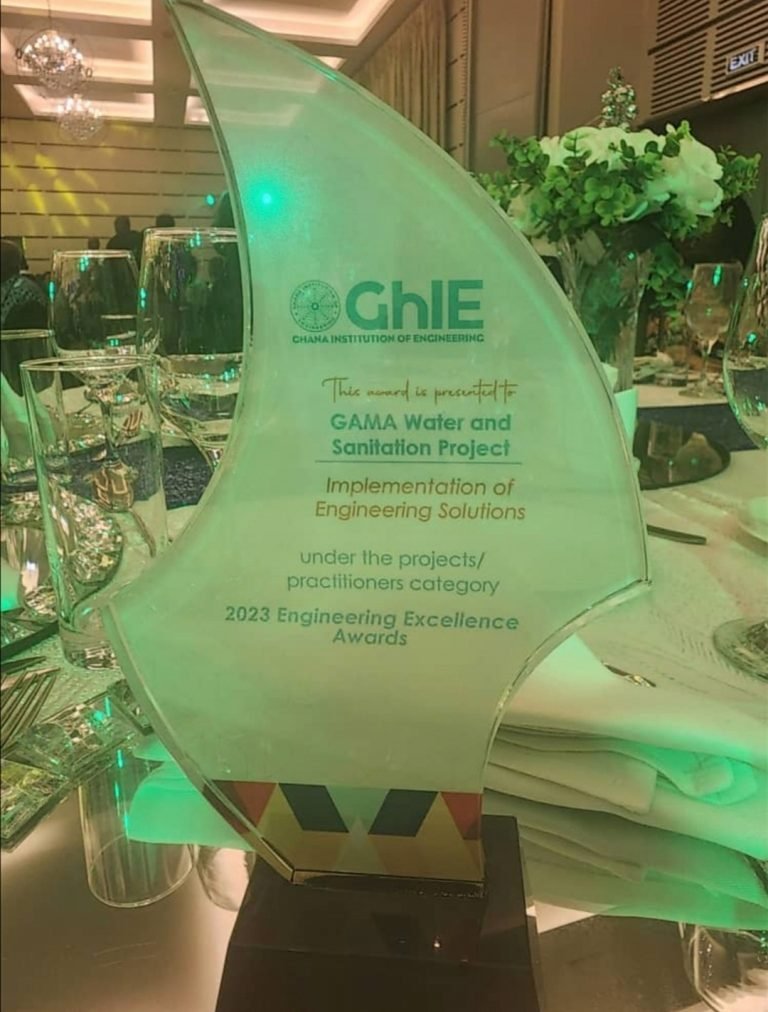 GAMA sanitation and water project honored with engineering excellence award for innovative solutions