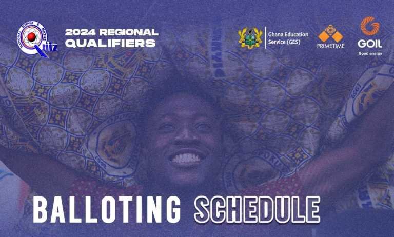 Regional Balloting for 2024 NSMQ Starts