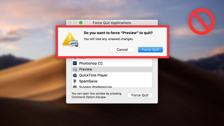 How to Force an App to Quit on your Mac