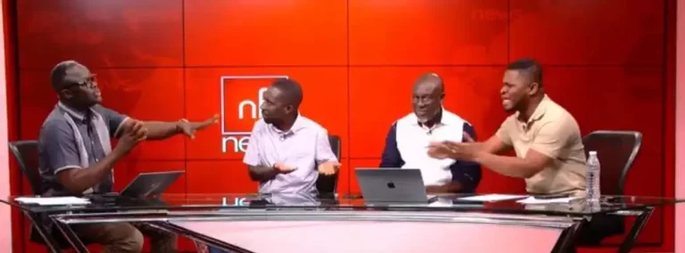 Three Against One: Sammy Gyamfi Peppers Dennis Miracles Aboagye and Kofi Bentil in Joy News Political Debate