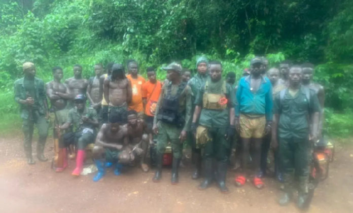 19 Illegal Miners Arrested; Forestry Commission