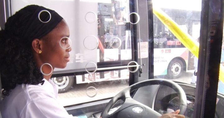 Woman who drove Bawumia during electric bus launch NOT a Kayayo