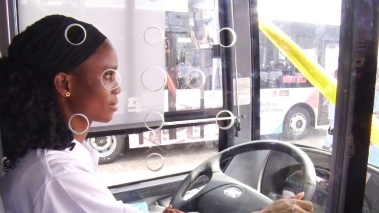 NPP lied: Woman who drove Bawumia during electric bus launch NOT a Kayayo