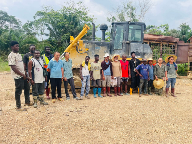 Illegal mining operation busted: Police arrest 15, confiscate 10 excavators near River Ankobr