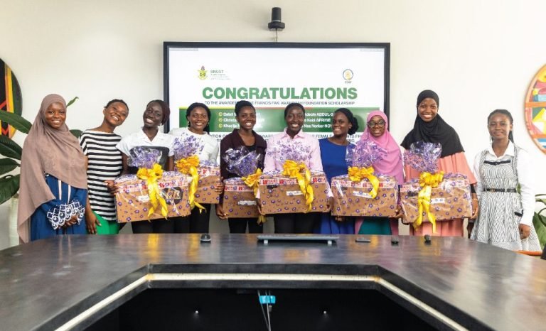 The Felix Faki Foundation awards educational support to 6 outstanding female pursuing STEM at KNUST