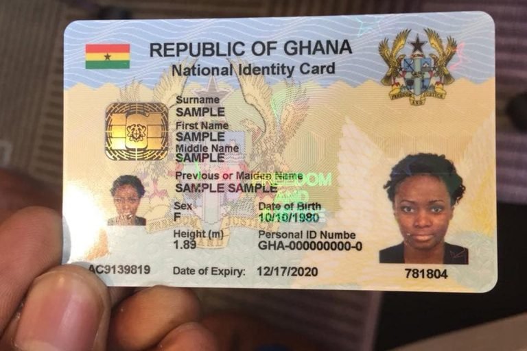 New NIA Ghana Card fees at Premium Registration Centers