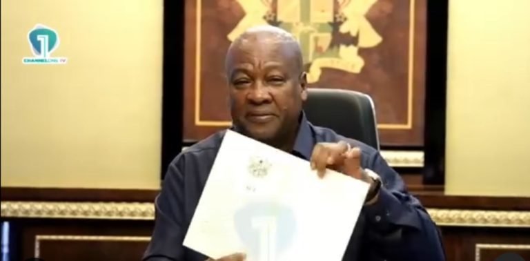 The President, John Dramani Mahama has assented to series of bills to abolish taxes and bills