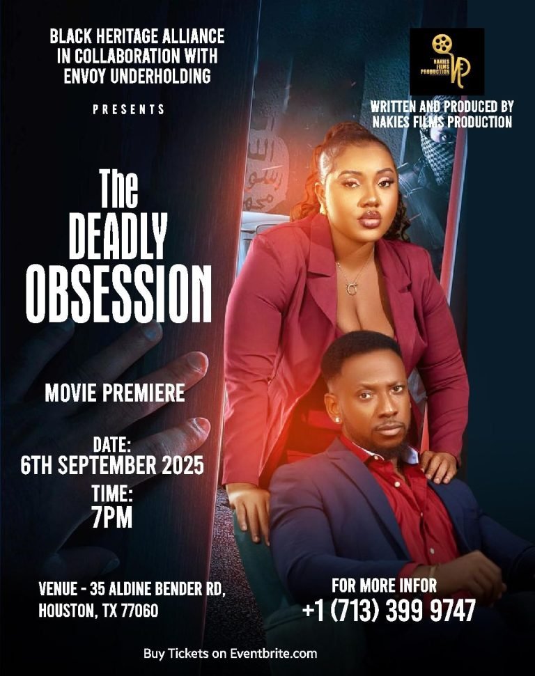 Ghanaian movie ‘The Deadly Obsession’ Premieres in Houston This September