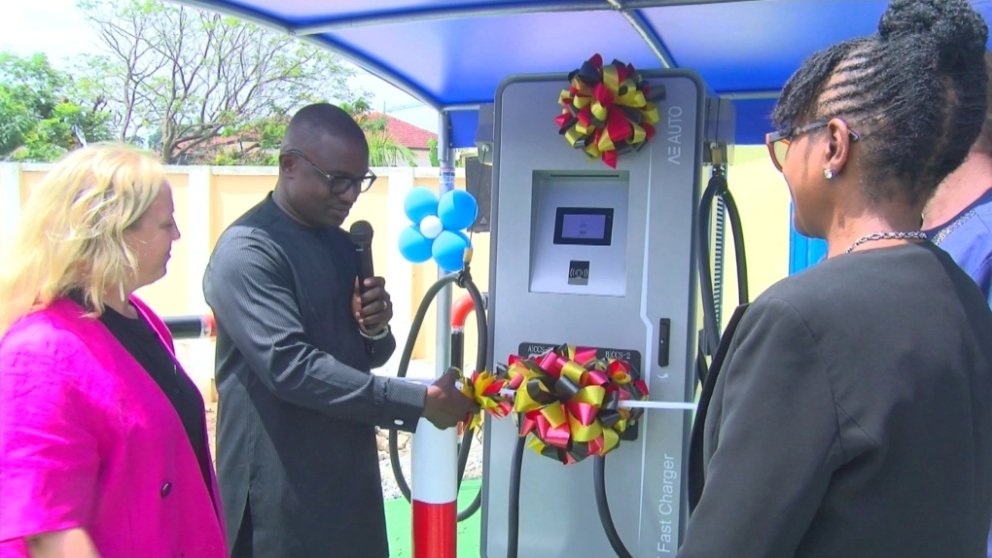 Sword cutting for electric vehicle charging station 