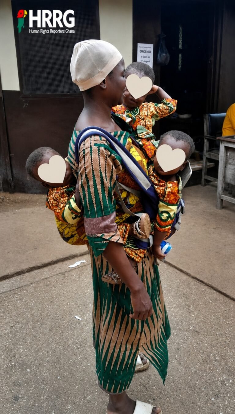 Abandoned ‘Kayayo’ Mother of Triplets Begs for Help to Keep Her Children Alive