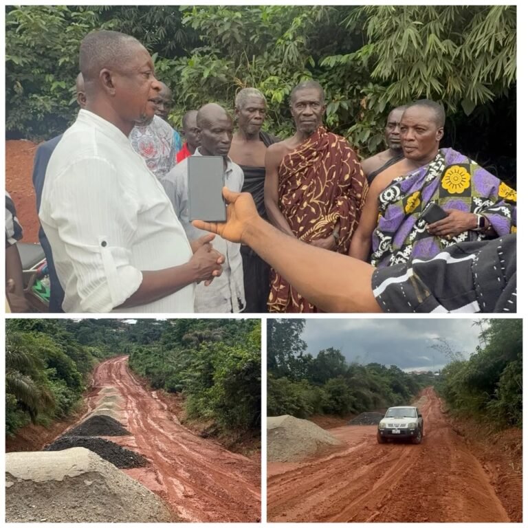 Community development in action as Bekwai MP Ralph Poku-Adusei delivers